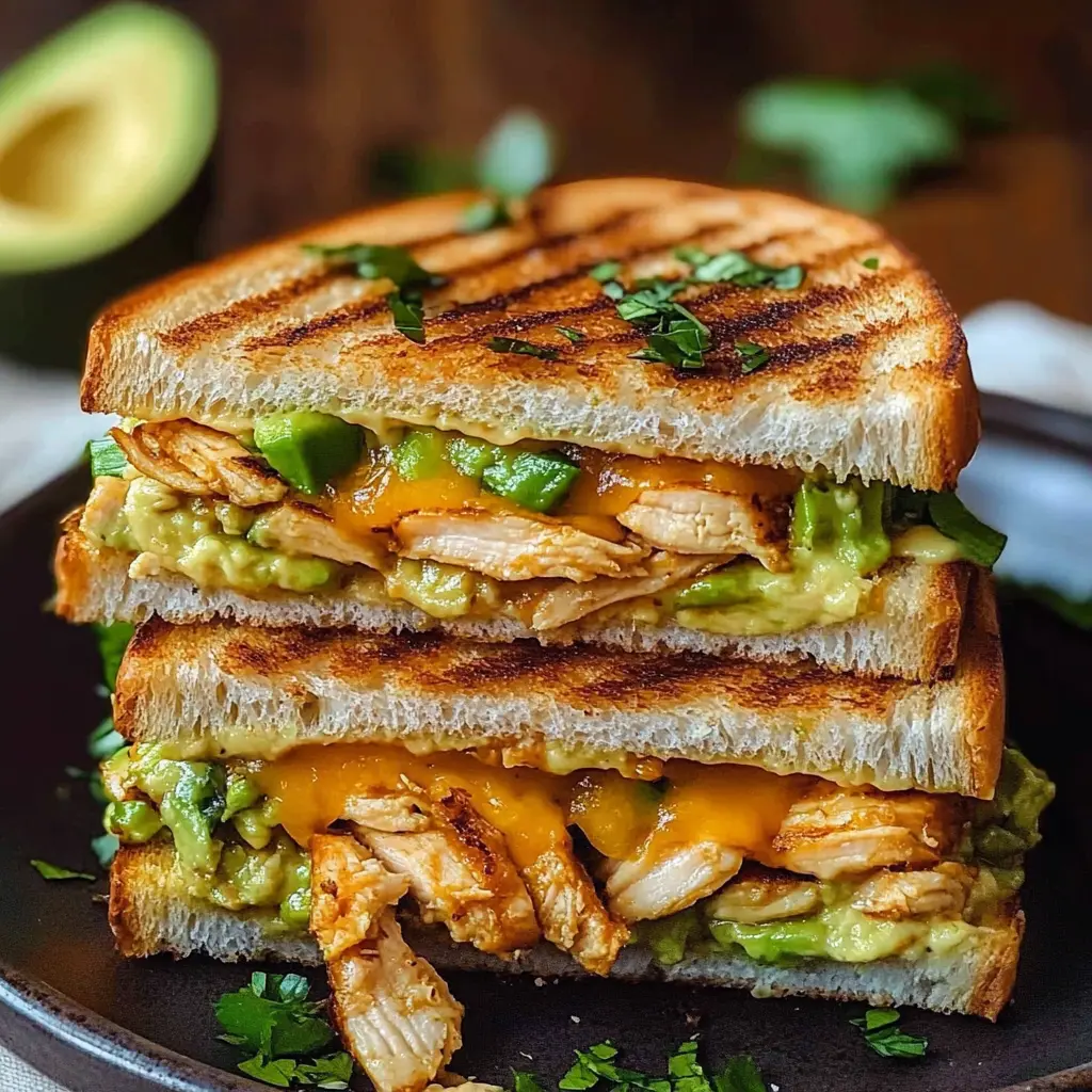 Chicken Avocado Melt Sandwich