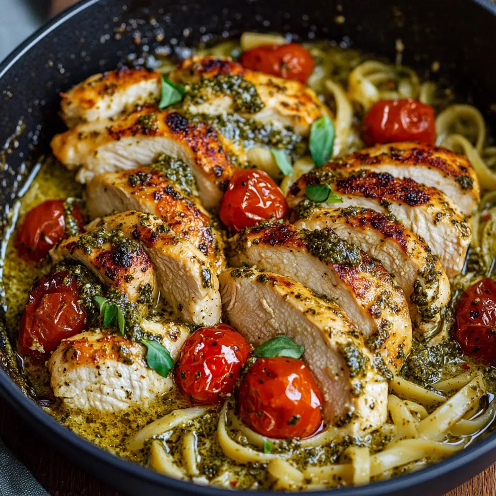 Creamy Pesto Chicken