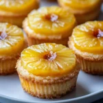 Mini Pineapple Upside-down Cheesecakes